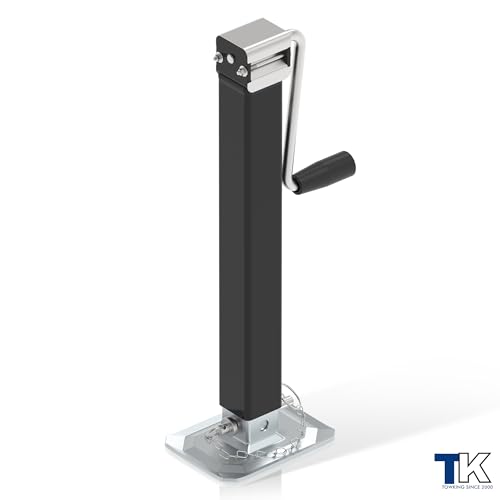 TOWKING 8000LBS Square Trailer Jack, 15" Lift, Heavy Duty Jack with Adjustable Drop Leg, Weld On for RV, Boat, and Utility Trailers by TOWKING - Image 8