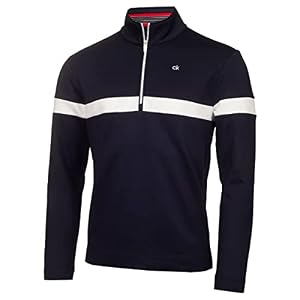 Calvin Klein Mens 2025 Scale CK Insul-Lite 1/2 Zip Golf Sweater