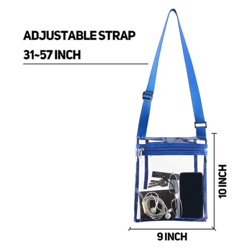 Clear bag for stadium events- messenger bag -Crossbody bag for women2