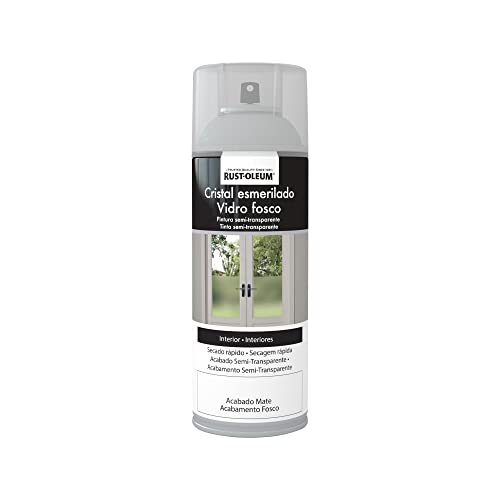 Rust-Oleum pintura efecto Cristal Esmerilado para vidrio en spray Mate 400 ml