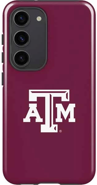 Skinit Pro Phone Case Compatible with Galaxy S23 - Officially Licensed Texas A&M University Outline Design