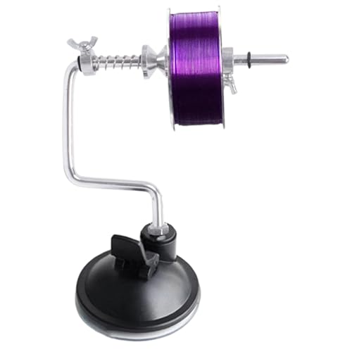 Rrlihjgu Tragbarer Angelschnuraufroller, verstellbare Angelschnurrolle, verstellbar, vielseitig einsetzbar, verschleißfestes Angelzubehör, Wickelstation