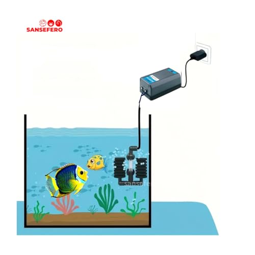 Image of XY-2831 Bio-Sponge Air Pump Double Sponge Water Filter /Biological Sponge Filter for Aquarium (No Air Pump Included) (XY-2831)