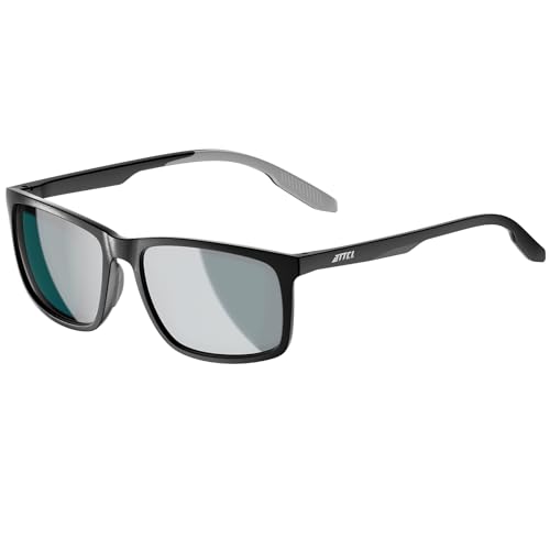 Image of ATTCL Men's Polarized Sunglasses UV400 Protection, Square TR90 Frame for Driving, Golf, and Outdoor Activities