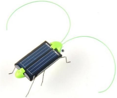 Glomarts new birthday gift Adorable Solar Power Robot Insect Bug Locust Grasshopper Toy kid