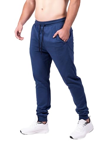 Men's Active Premium Quality Workout Joggers, Sweatpants with Zipper Pocket, Adjustable Drawstring, S-XXL2