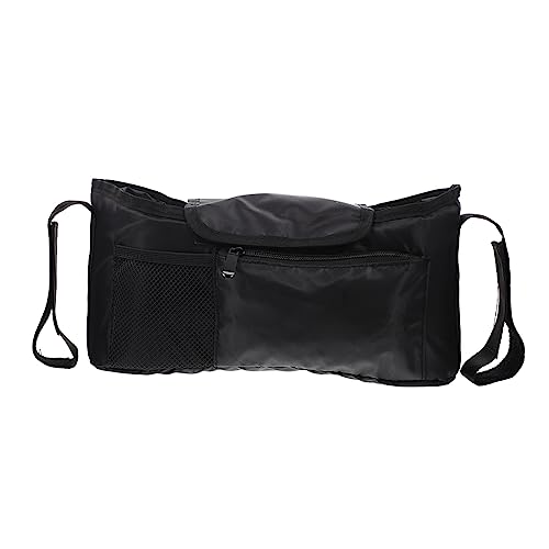 Kisangel 1Pc Stroller Organizer Bag Durable Storage Pouch for Easy Access to Bottles Diapers for Shopping Travel Outdoor Use present for Moms
