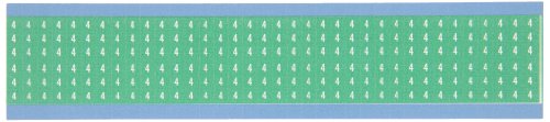Marque-pages en vinyle repositionnables Brady WM-4-GR-PK lot de 25