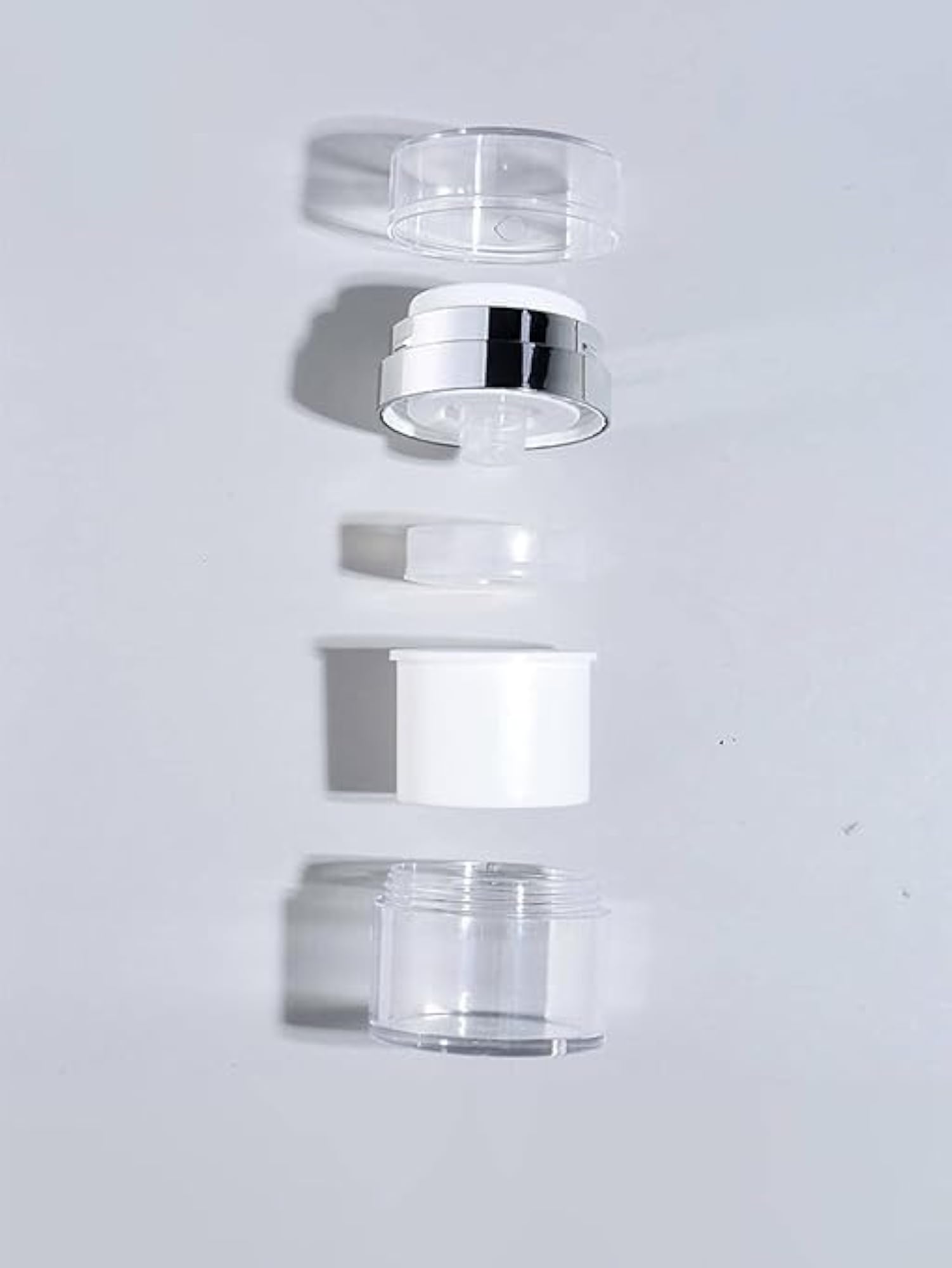 Airless Pump Jars 50ML Empty Refillable Cosmetic Container