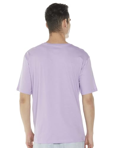 Image of Veirdo 100% Pure Cotton Drop Shoulder Oversized Baggy Fit Half Sleeve Plain Solid Round Neck Multicolor T-Shirt Combo for Men (Pack of 3) (Sizes S-2XL)