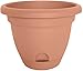 Lucca Self-Watering Planter, Plastic, Terra Cotta, 6-In.