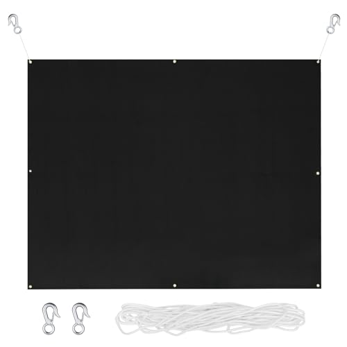 Archery Backstop Netting Heavy Duty with Rope and Hooks Portable Archery Shooting Net Accessories for Backyard Outdoor Bow Practice 5 * 6 Arrow backstop Netting with Reinforced Metal Grommets