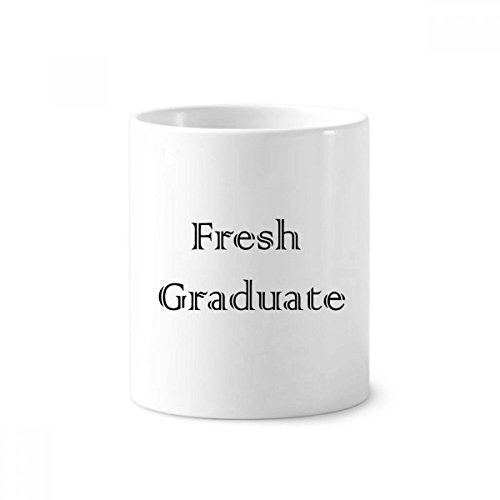 Tasse blanche diplômé d'université cadeau en céramique porte-stylo