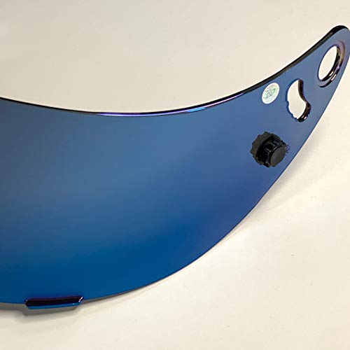 Visière OMP Iridium Azul pour casque de karting GP8 et KJ8