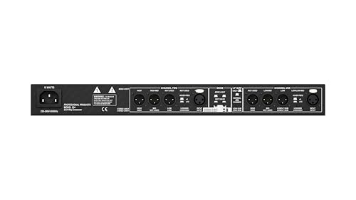 Image of Dabeatz 234-XS Professional 4-Way Audio Crossover | 2 /4 Channel Stereo & Mono Splitter | XLR Output |High, Mid, Bass,Sub Control | 24dB /Oct Linkwitz Riley Filter | DJ & Stage Subwoofer