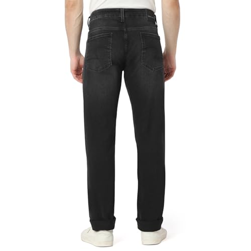 Image of Spykar Men's Ricardo Comfort Fit Mid-Rise Jeans Carbon Black