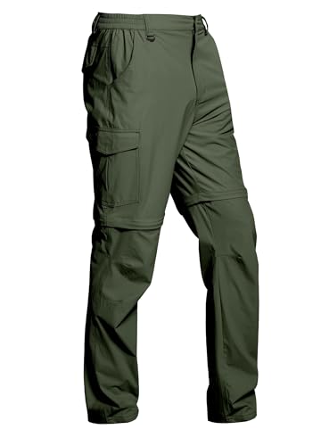 ATLASLAVA Herren Zip Off Wanderhose Abnehmbar Outdoorhose Atmungsaktiv...