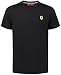 Ferrari Men's Black Classic Crew Neck 2018 T-Shirt (Large)