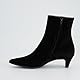 Paul Green Damen, Frauen Klassische Stiefeletten,uebergangsstiefel,flach,Boots,Stiefel,Bootee,Booties,halbstiefel,Schwarz (Suede/Black),40.5 EU / 7 UK
