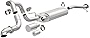 MagnaFlow Cat-Back Performance Exhaust System Overland Series Kit 19546 - Designed for the 2003-2022 Toyota 4Runner - 2.5in Main Piping, Single Passenger Side Rear Exit, Dual Satin Mufflers