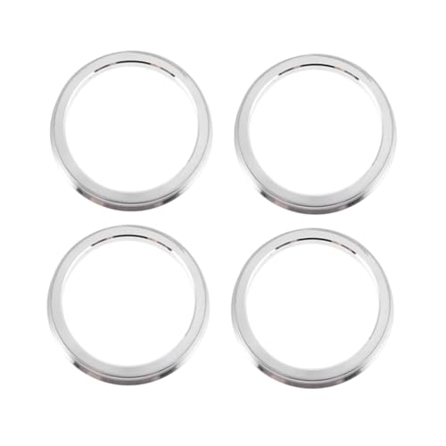 Beatifufu 4 Piezas Anillos Centradores para Ruedas Adaptador de Buje de Aleación de Aluminio para Decoración Exterior de Coche