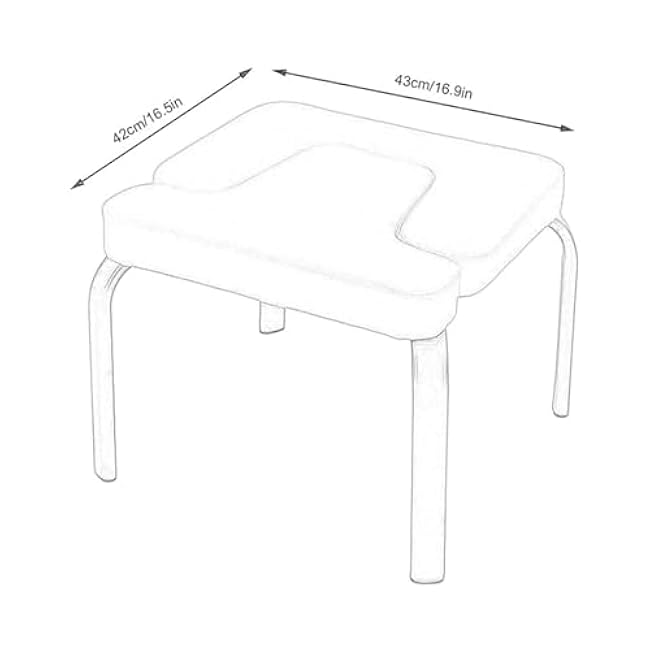 Inverted Stool Fitness,Yoga Headstand Bench,Inverted Artifact Household Yoga Auxiliary Chair,Upside Down Stool with Thick Cushion Multifunctional Indoor Sports Exercise Bench Fitness Equipment