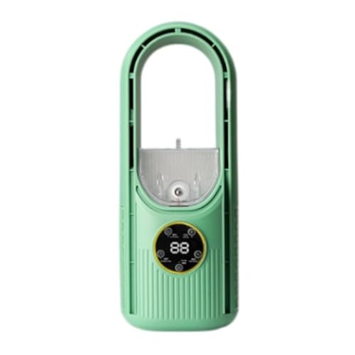 Giwnhvx Enfriador Aire Eléctrico Portátil,Ventilador Sin Hojas,Temporizador Silencioso 6 Velocidades,Ventilador Refrigeración para Aire Acondicionado,Humidificador