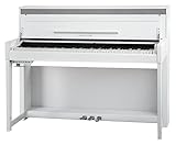 organo musical precio 88 teclas con teclado de martillo balanceado, superficie de las teclas con Ivory Touch, sistema de 3 sensores, mecanismo de percusión y expresión de teclado: apagado, suave, normal, duro