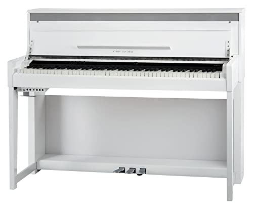 Classic Cantabile UP-1 WM Piano Droit Numérique – 88 Touches pondérées avec clavier à marteaux – Synthetiseur avec USB… - Les Beatles, Paul McCartney, John Lennon, RIngo Starr, George Harrison Classic Cantabile UP-1 WM Piano Droit Numérique - 88 Touches pondérées avec clavier à marteaux - Synthetiseur avec USB…