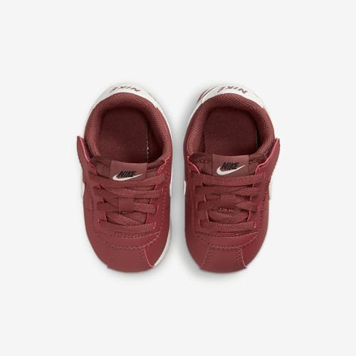 Nike Cortez EasyOn Baby/Toddler Shoes (DM0952-200, Red Sepia/Black/Sail)4