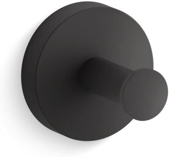 Amazon.com: Kohler 27290-BL Elate Robe Hook, Matte Black : Tools & Home ...