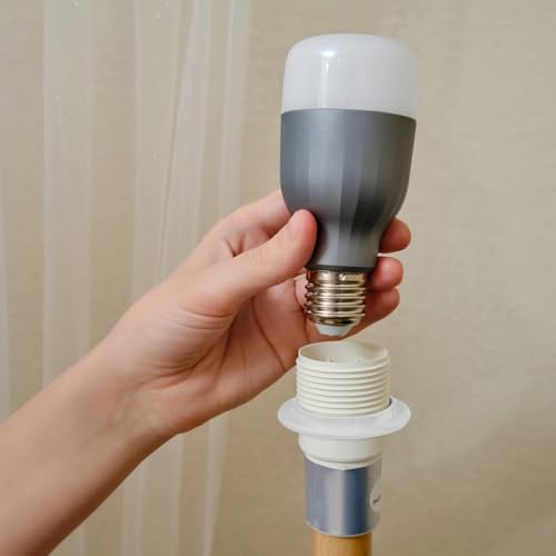 Anneaux de fixation E14 E27 NUOBESTY adaptateurs de lampe plastique - 2
