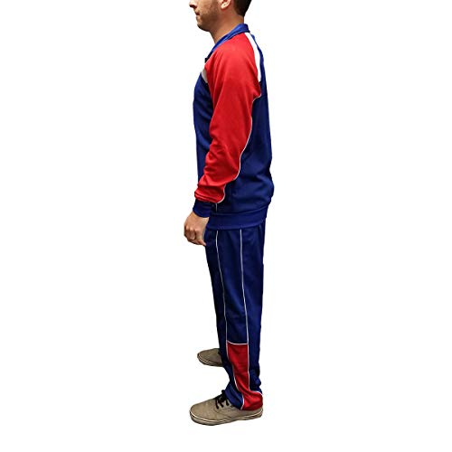 My Party Shirt USA Jacket And Pants Tracksuit Uniform Movie Costume - Patriotic Red White & Blue Jumpsuit - Beer Competition3