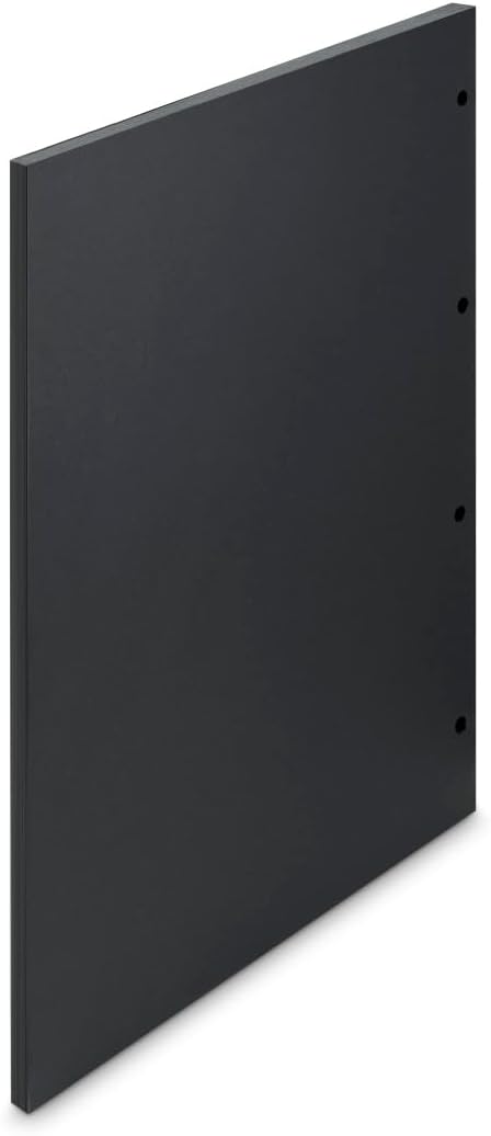 Hama Inner Pages Scrapbooking Photo Album (Refill of Cardboard Photo Pages, 250 g/m2, 23.3 x 31 cm, Perforated, 25 Sheets) Black