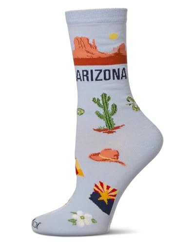 MeMoi Women's Arizona Rayon from Rayon Crew Socks