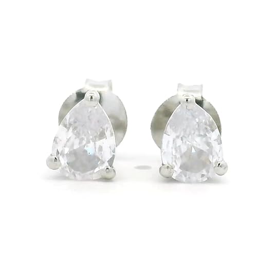 Image of 925 Sterling Silver Earrings for Women & Woman | Stud Earrings for Women | Daily Wear Silver Jewellery | Gift for Wife, Girlfriend, Mother, Sister | Rakhi Gift for Sister
