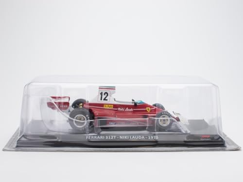 OPO 10 - Formula 1 1/24 car Compatible with Ferrari 312T - Niki Lauda - 1975 - OR030 Red