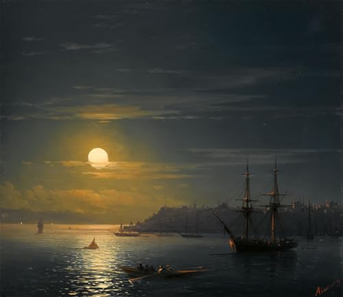 Peinture Constantinople d'Ayvazovsky sur toile - Évadez-vous depuis votre salon