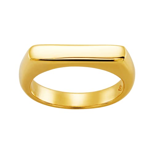 Simple Sterling Silver Flat Top Ring