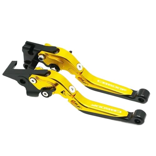 �̂��߂� �z���_CB600F CB600 F �z�[�l�b�g2007-2013 �I�[�g�o�C�p ���߉\ �܂肽���ݎ� �u���[�L �N���b�` ���o�[ �L�k�� �n���h��(Yellow.)