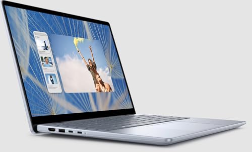 Image of Dell Inspiron 14 7445 2-in-1 Laptop, 14 inch FHD+ Touchscreen, AMD Ryzen 5 8640HS(Beats i7-1255U), 16GB DDR5 RAM, 1TB PCIe SSD, Backlit KB, FP Reader, Type-C, FHD Webcam, Win 11 Home