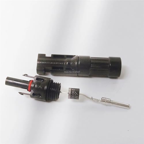 Conector de diodo fotovoltaico 20A para panel solar en paralelo, 5 uds 4