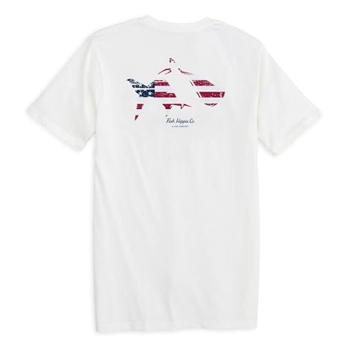 Fish Hippie True Blue Short Sleeve Tee Heather Gray XL3