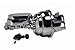 LEED BRAKES 8 Inch Dual Power Booster, 1-1/8 Inch Bore Master With Adjustable Proportioning Valve (Chrome)