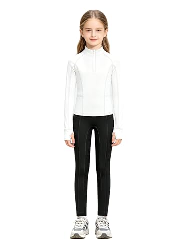 Ensemble sport enfant fille avec sweat et pantalon de cheval pour équitation