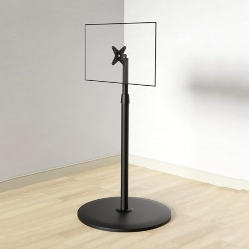 TV Stand, Floor Standing TV Stand, Suitable for 14-30 inch Screen TV Stand Base, Rotatable Height Adjustment