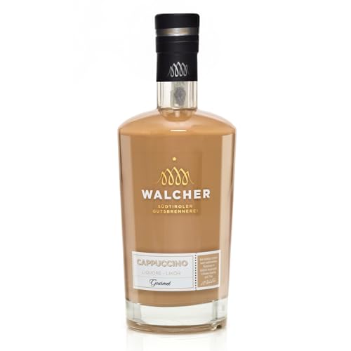 Walcher Brennerei Cappuccino Likör 17% vol. – Cremiger Kaffeelikör aus Südtirol (1 x 0,7 l)
