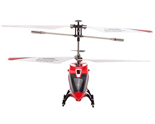 Image of POCO DIVO Replacement for SYMA S107 Altitude Hold S107H 2.4Ghz RC Helicopter One-Key Launching /Landing Beginner Flight Mini 3CH Metal Gyro Heli, Red