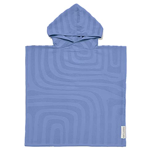 SL 056103 Azul Niños Swimtime Terry Beach Toalla con Capucha SurfBlue 69 Años