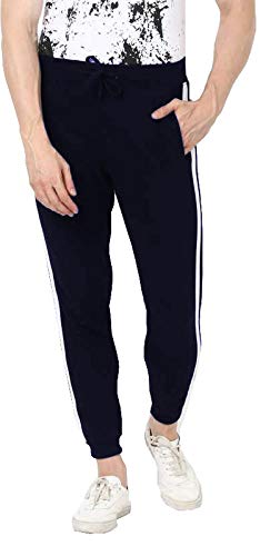 Image of Reoutlook Men's Solid Hosiery Rib Jogger /Track Pant's /Pajamas /Lower